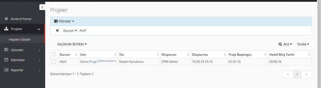 CPM - Customer Project Management Yazılımı hakkında